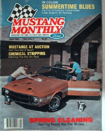 MUSTANG MONTHLY 1982 APR - HOW TO WORK AUCTIONS